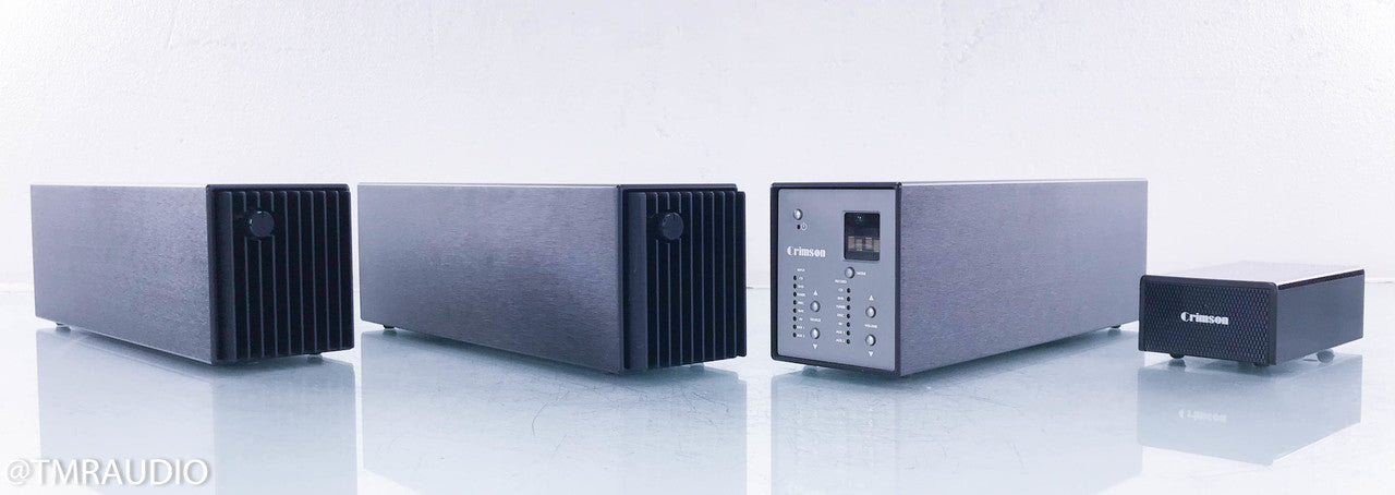 Crimson 710 Preamplifier w/ 640E Mono Power Amplifier Pair; CS710; CS640E