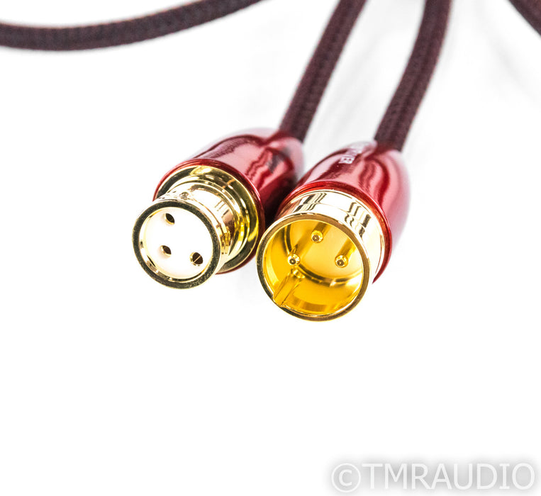 Audioquest Red River XLR Cables; 1m Pair Balanced Interconnects