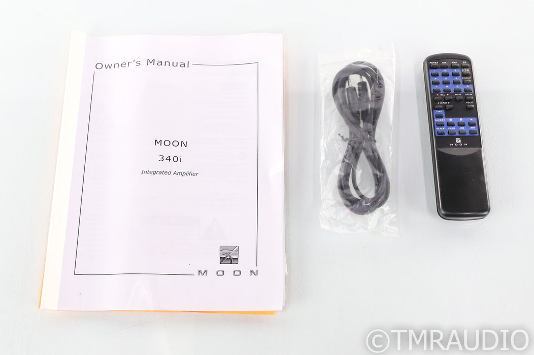 Simaudio Moon 340i D2 Stereo Integrated Amplifier; 340-i; DAC; Remote; Silver