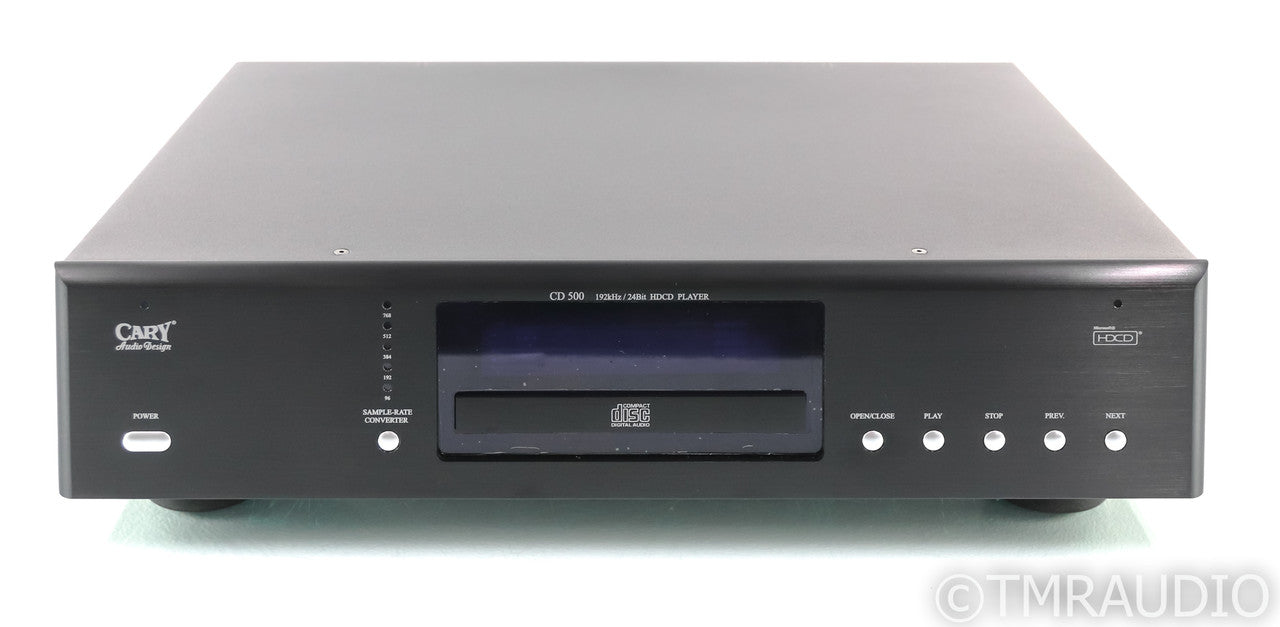 Cary Audio Design CD 500 HDCD / CD Player; Black; Remote (New Laser)
