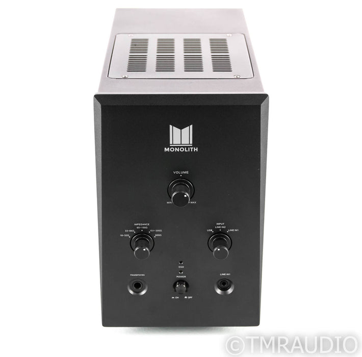 Monoprice Monolith Tube Headphone Amplifier; w/ ESS Sabre DAC