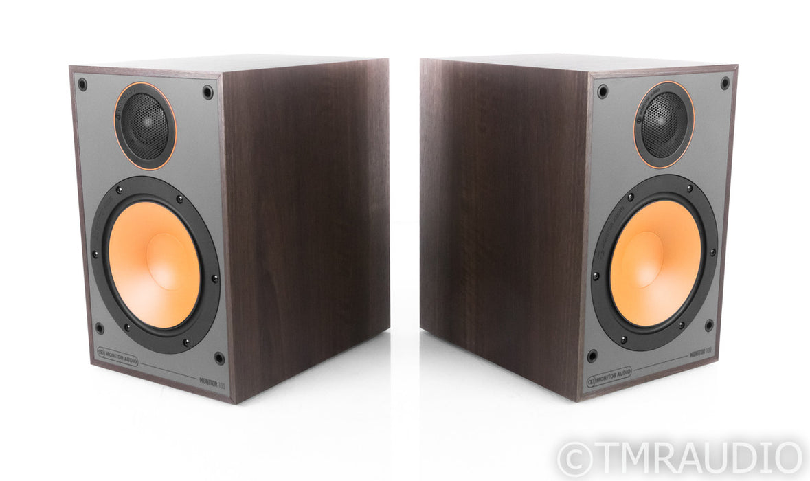 Monitor Audio Monitor 100 Bookshelf Speakers; Walnut Pair