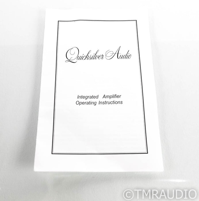 Quicksilver Stereo Tube Integrated Amplifier