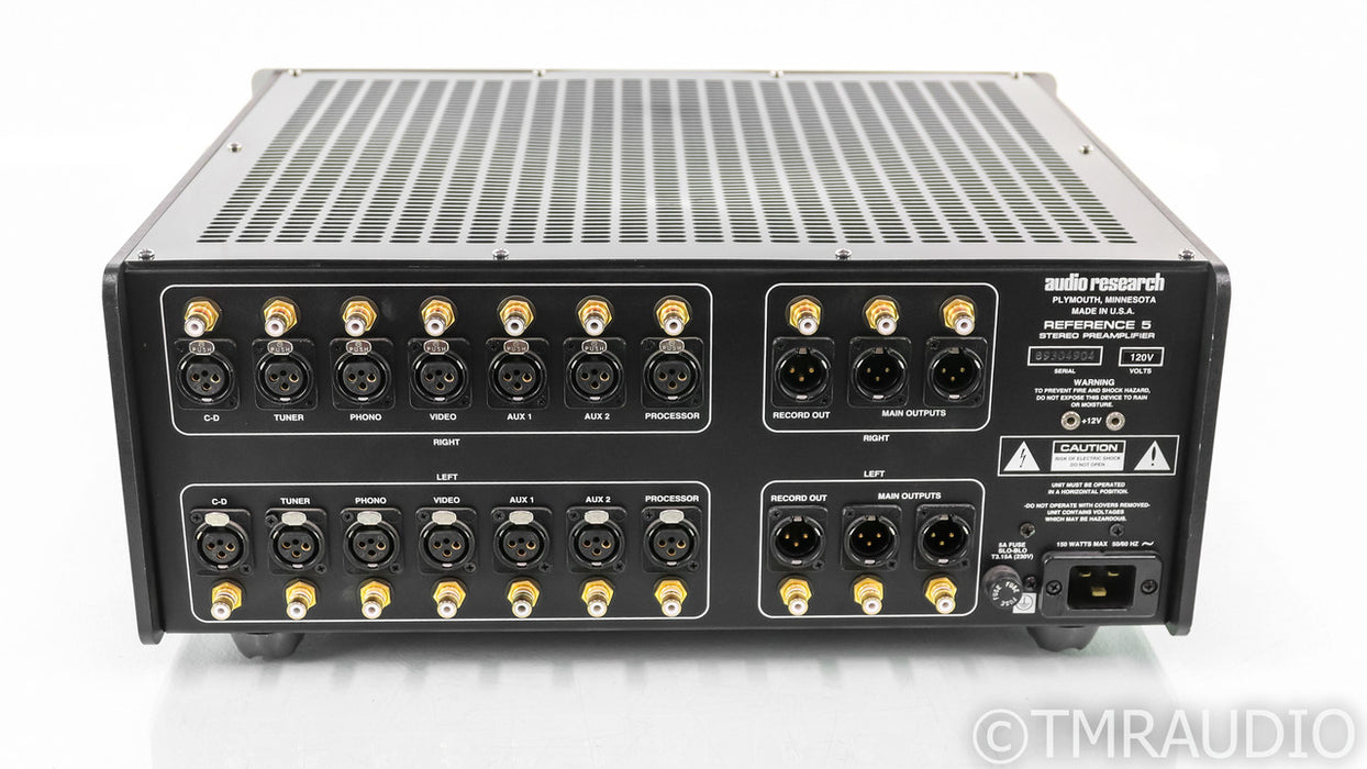 Audio Research Reference 5 Stereo Tube Preamplifier; Silver; Ref 5