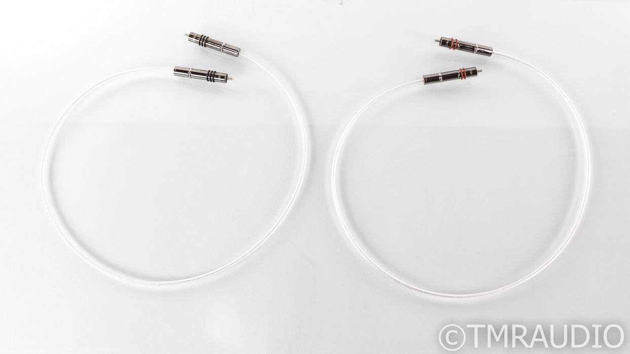 High Fidelity Cables CT-1 RCA Cables; 1m Pair Interconnects