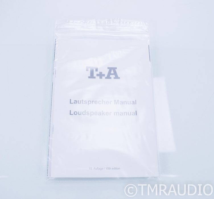T+A B8 Bookshelf Speakers; Black & Silver Pair; B-8