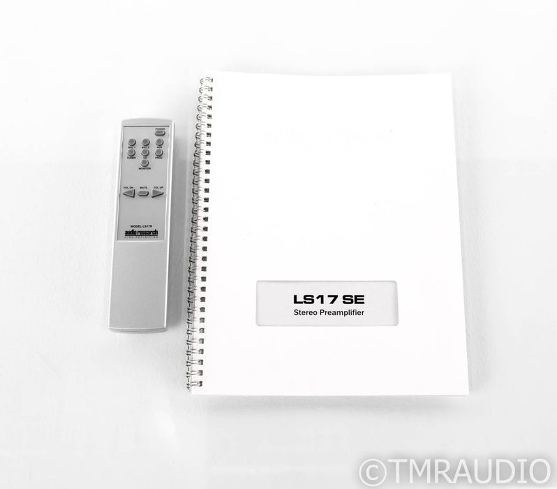 Audio Research LS17SE Stereo Tube Preamplifier; LS-17 SE; Remote