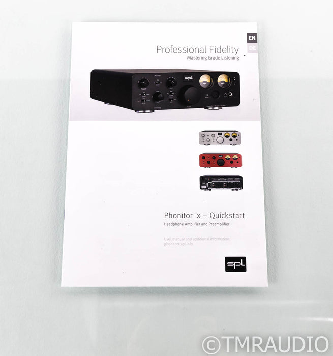 SPL Phonitor X Headphone Amplifier; Balanced Preamplifier (Full Warranty)