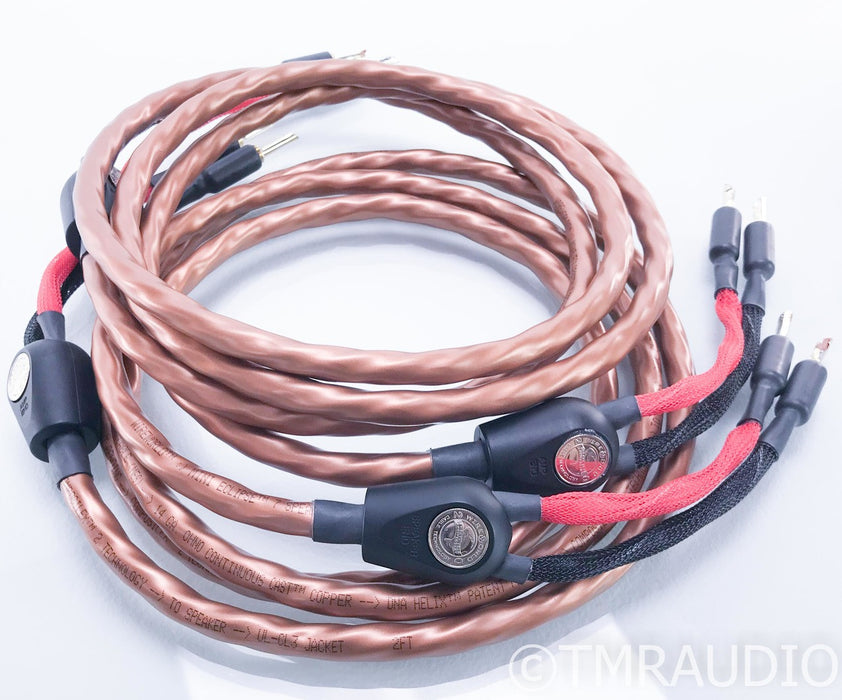 WireWorld Mini Eclipse 7 Speaker Cables; 2m Pair w/ Banana Plugs