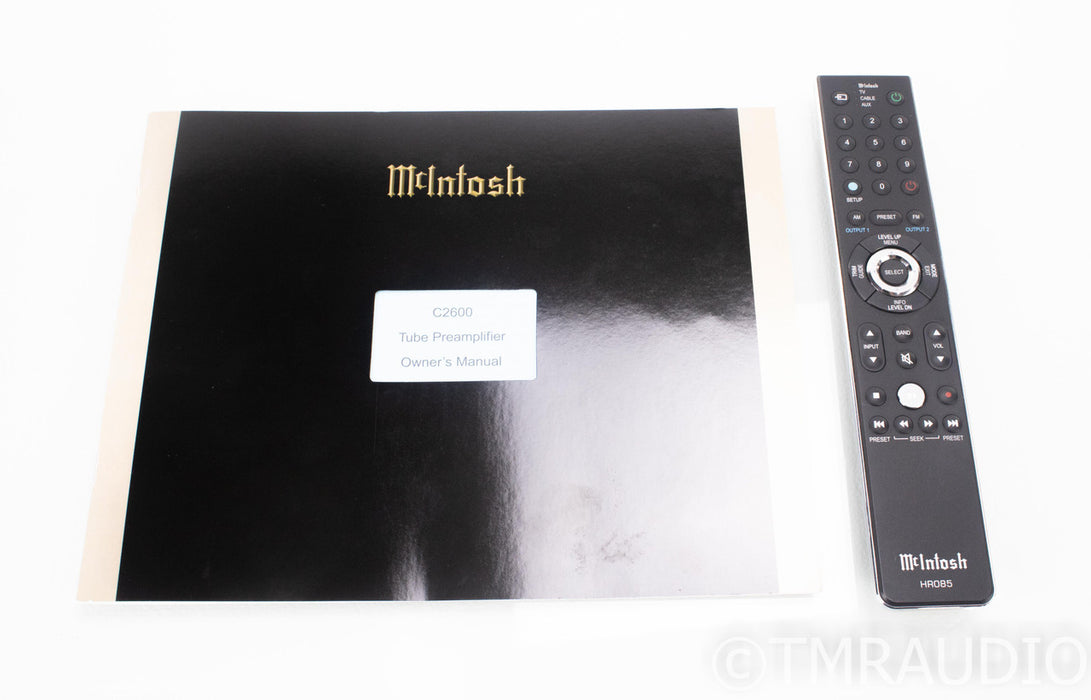 McIntosh C2600 Stereo Tube Preamplifier / DAC; Remote; MM / MC Phono