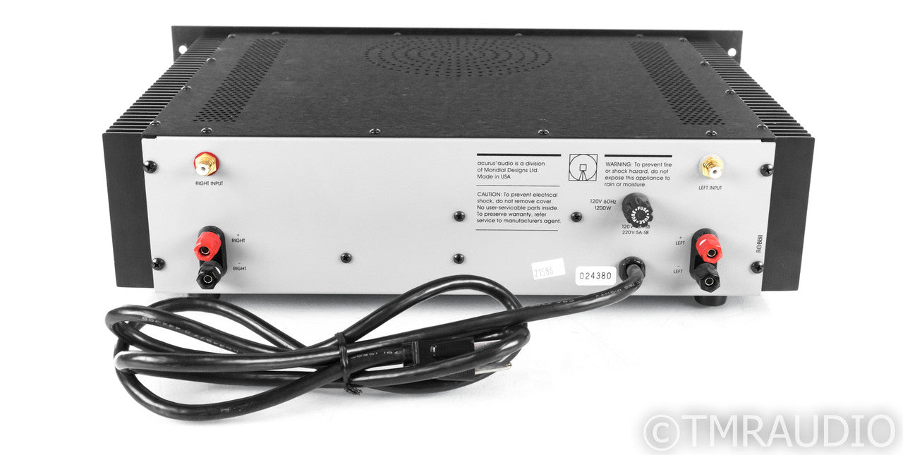 Acurus A250 Stereo Power Amplifier; A-250; 19" Faceplate