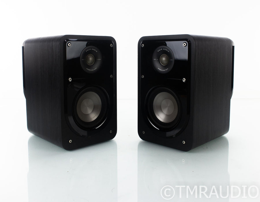 Polk Audio Signature Series S15 Bookshelf Speakers; Washed Black Walnut Pair