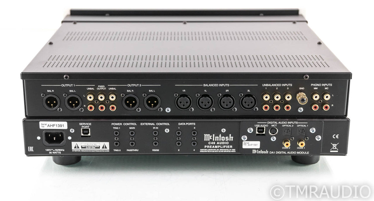 McIntosh C49 Stereo Preamplifier; C-49; Remote; Mint
