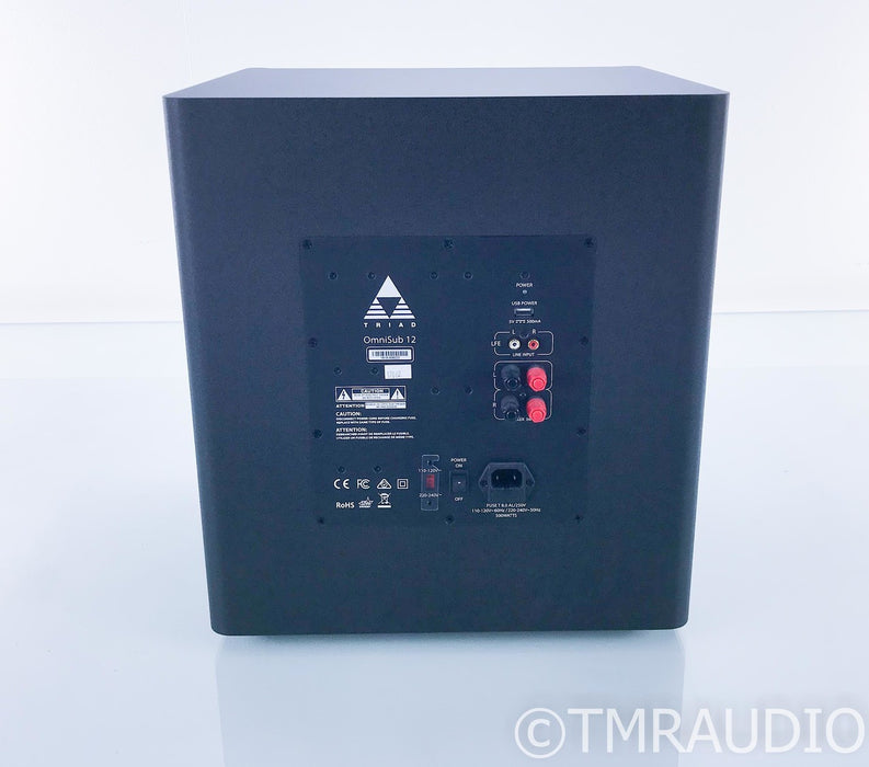Triad OmniSub 12" Powered Subwoofer; Black