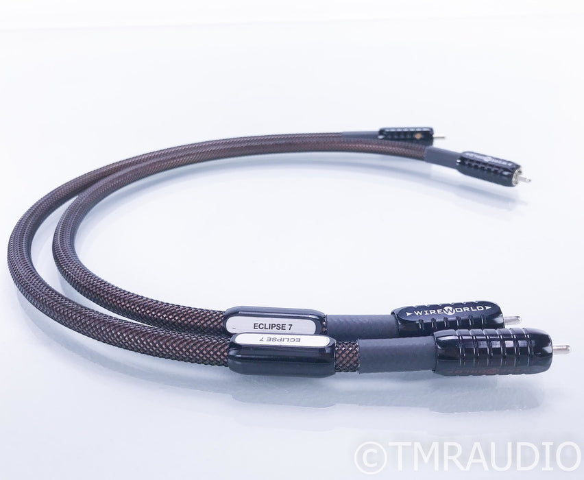 WireWorld Eclipse 7 RCA Cables; .5m Pair Interconnects