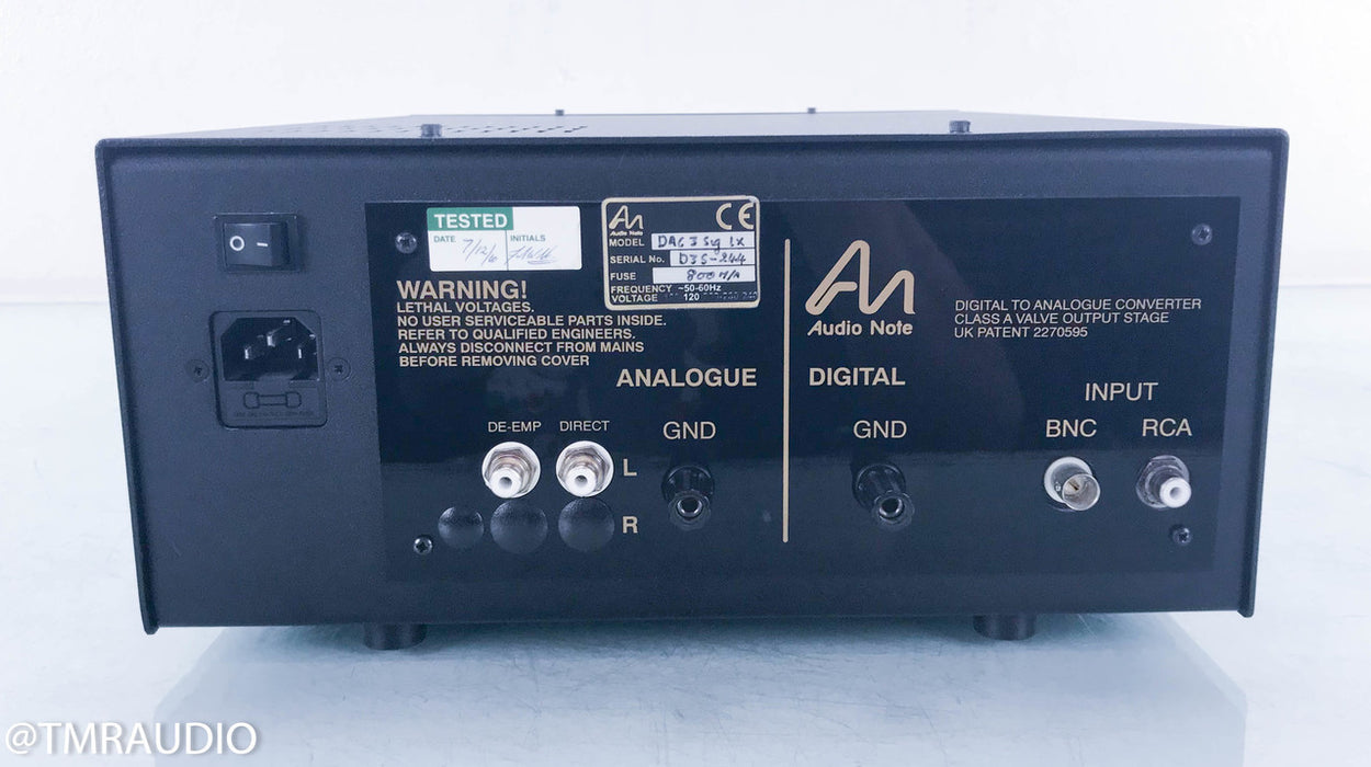 Audio Note DAC 3 Signature 1x Tube DAC; D/A Converter; Upgraded