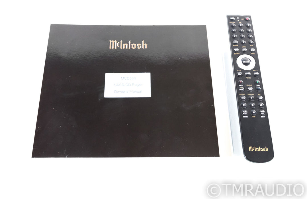 McIntosh MCD550 SACD / CD Player; MCD-550; Remote
