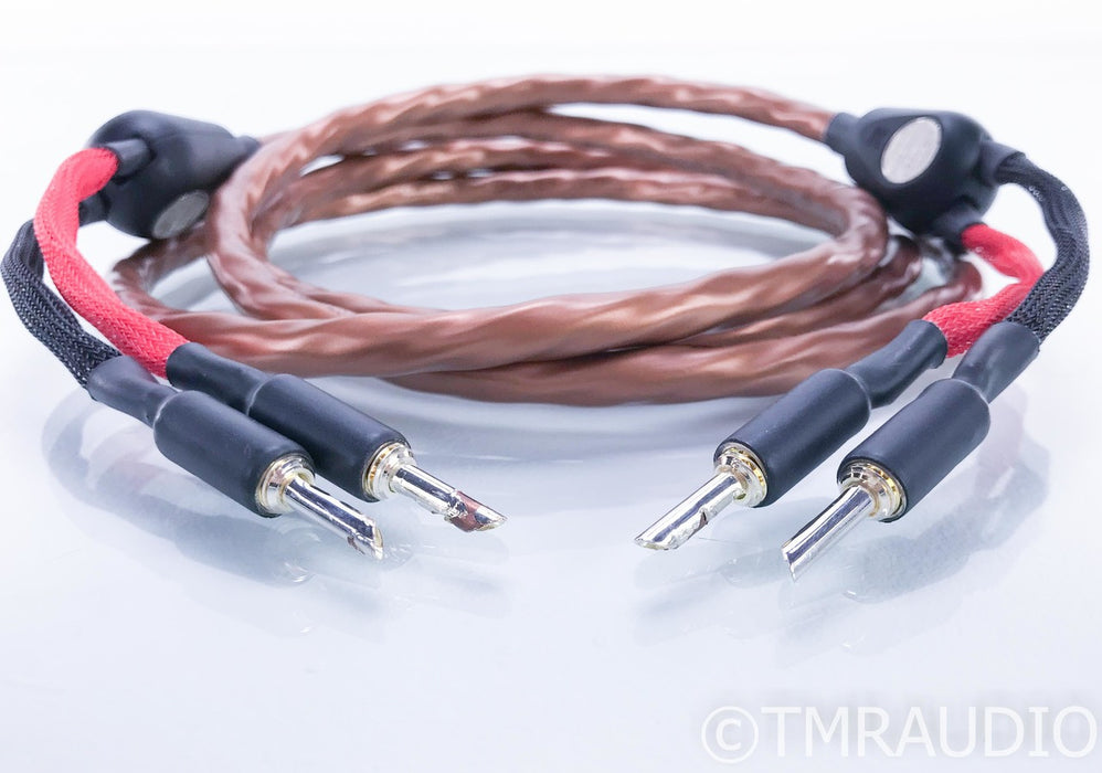 WireWorld Mini Eclipse 7 Speaker Cables; 2m Pair w/ Banana Plugs