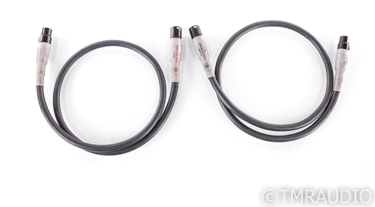Cardas Golden Reference XLR Cables; 1m Pair Balanced Interconnects