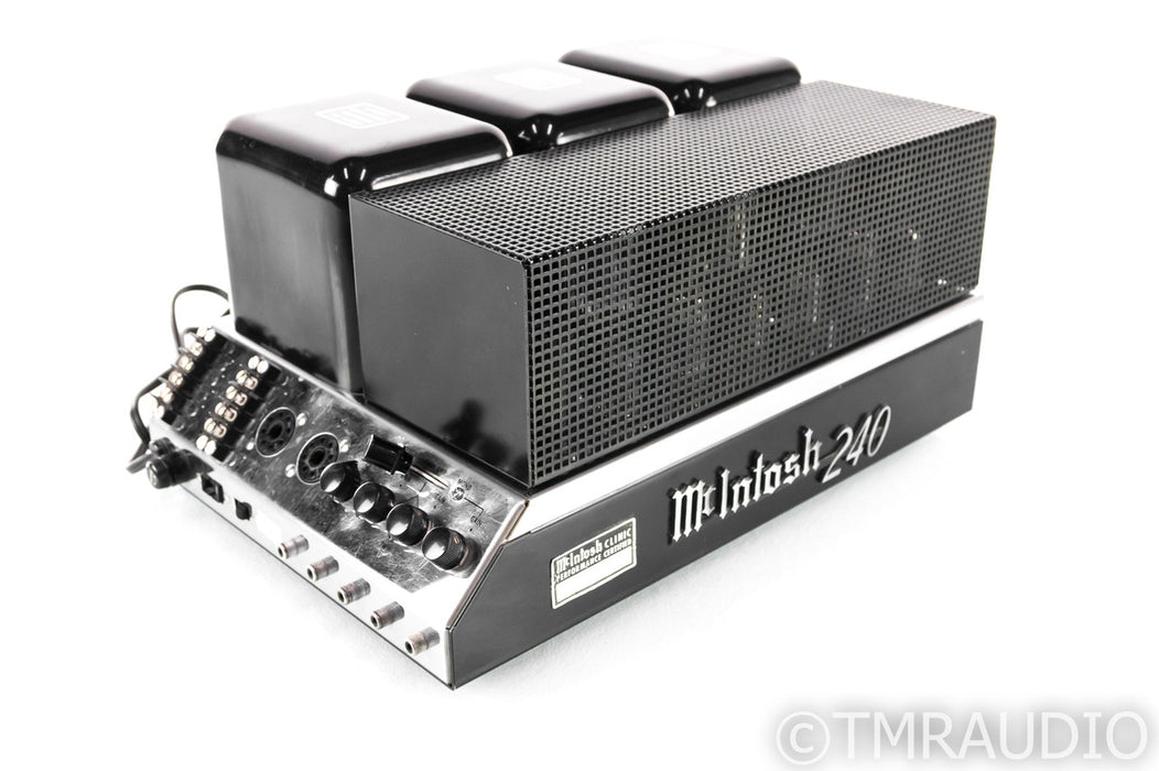 McIntosh MC240 Vintage Stereo Tube Power Amplifier; MC-240; Early Version
