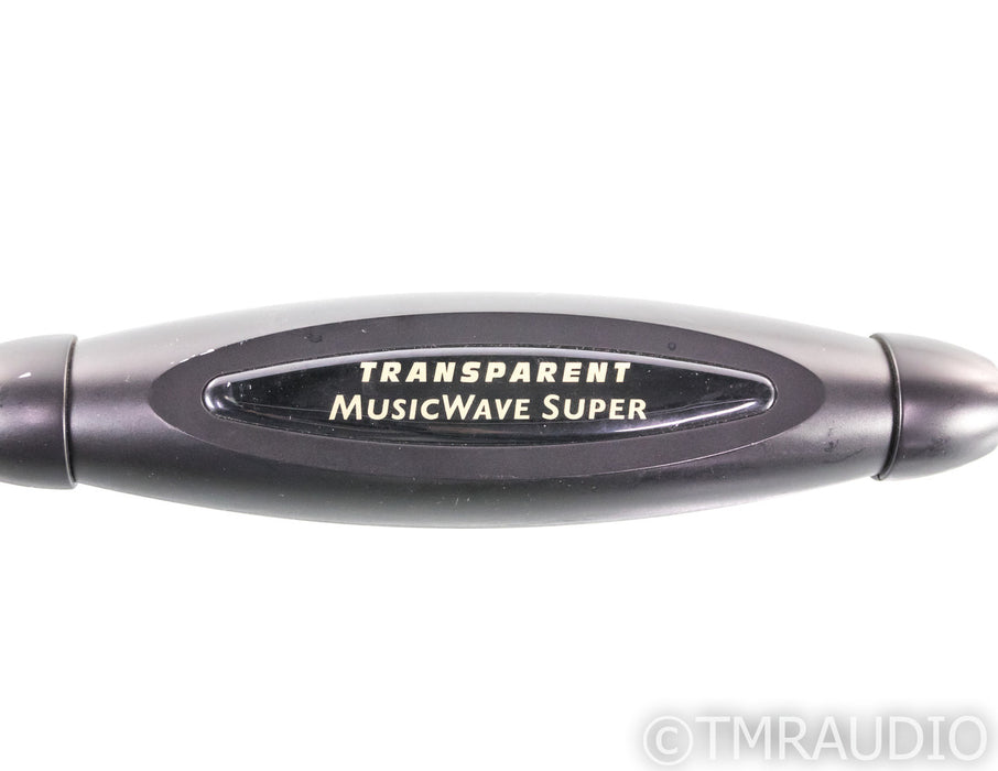 Transparent Audio MusicWave Super MM Speaker Cable; Single; 8ft