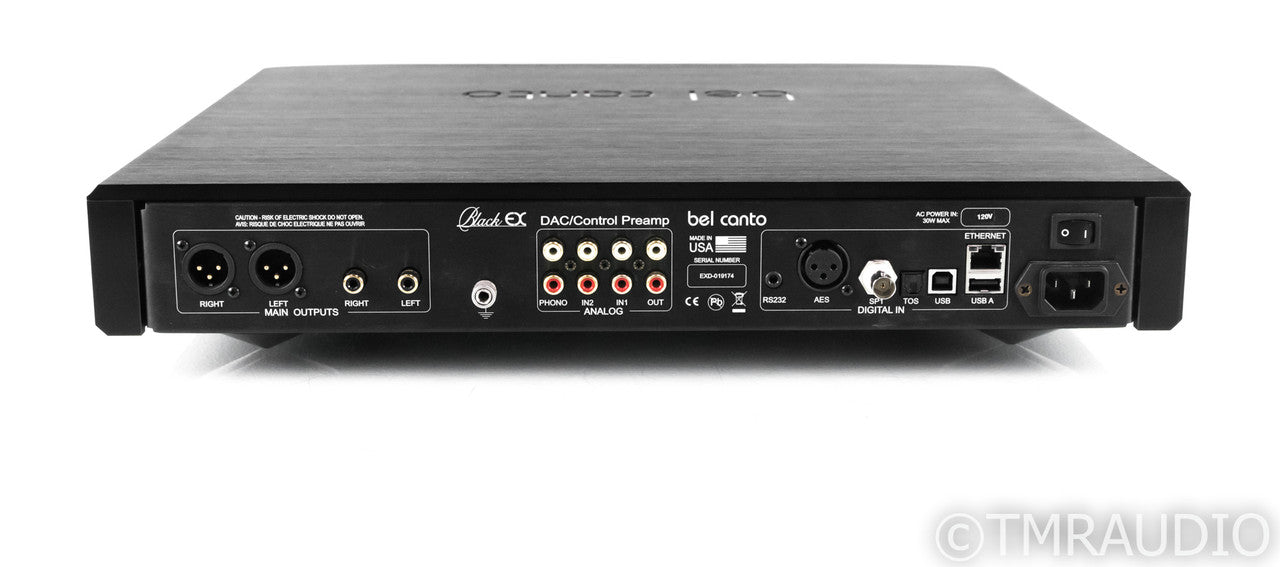 Bel Canto Black EX Stereo Preamplifier / DAC; MM / MC Phono; Remote