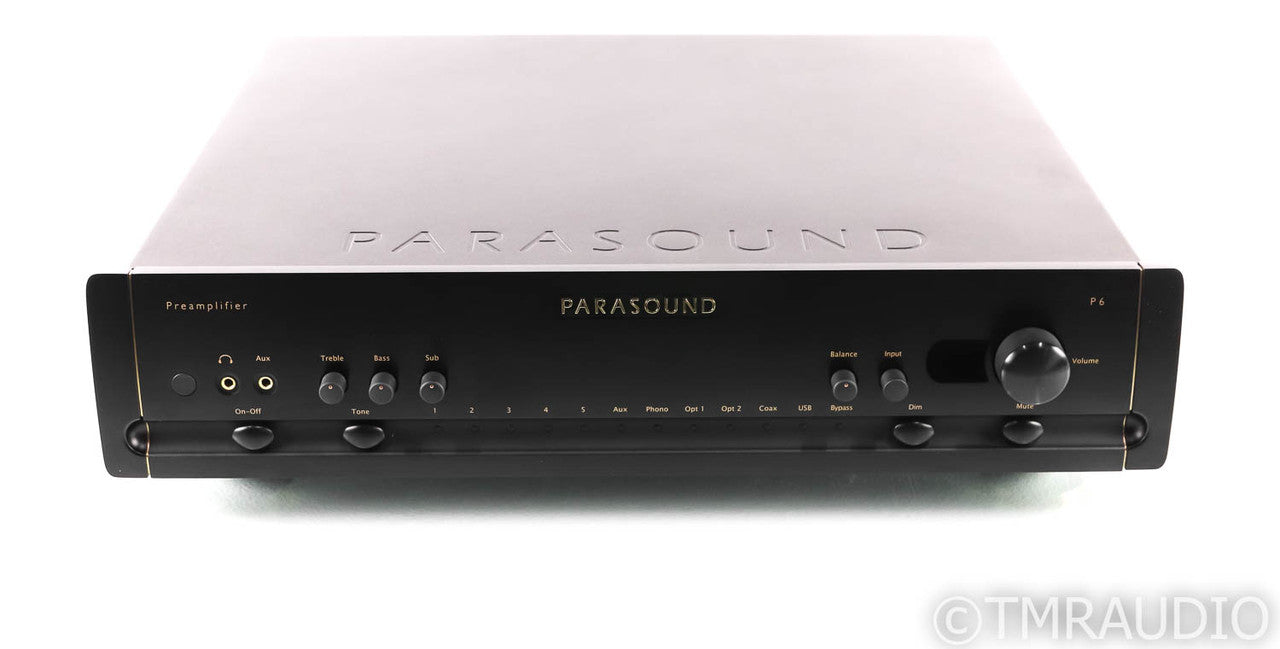 Parasound Halo P6 2.1 Channel Preamplifier; P-6; MM / MC Phono; Remote