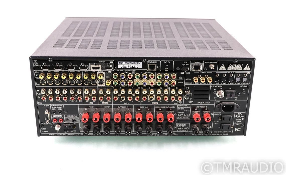 Denon AVR-4308CI 7.1 Channel Home Theater Receiver; AVR4308-CI; DTS-HD; Remote