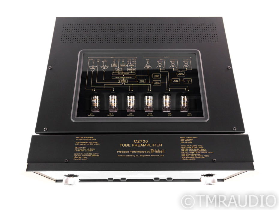 McIntosh C2700 Stereo Tube Preamplifier / DAC; MM / MC Phono; Remote