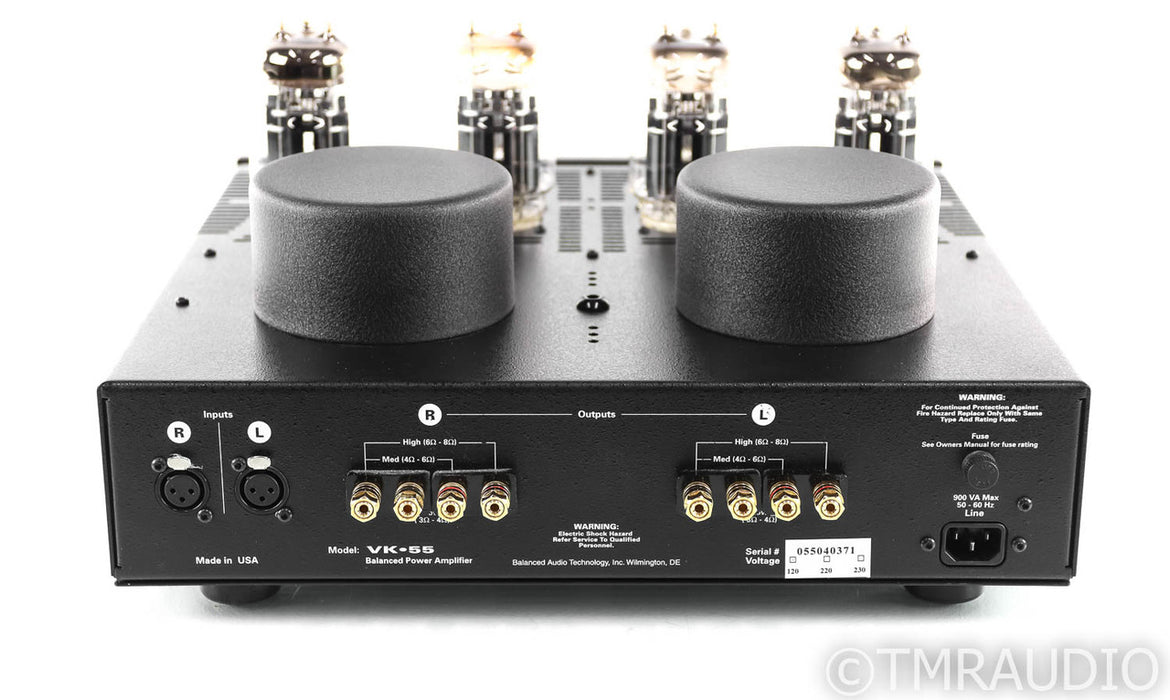 BAT VK-55 Stereo Tube Power Amplifier; VK55; Balanced Audio Technology
