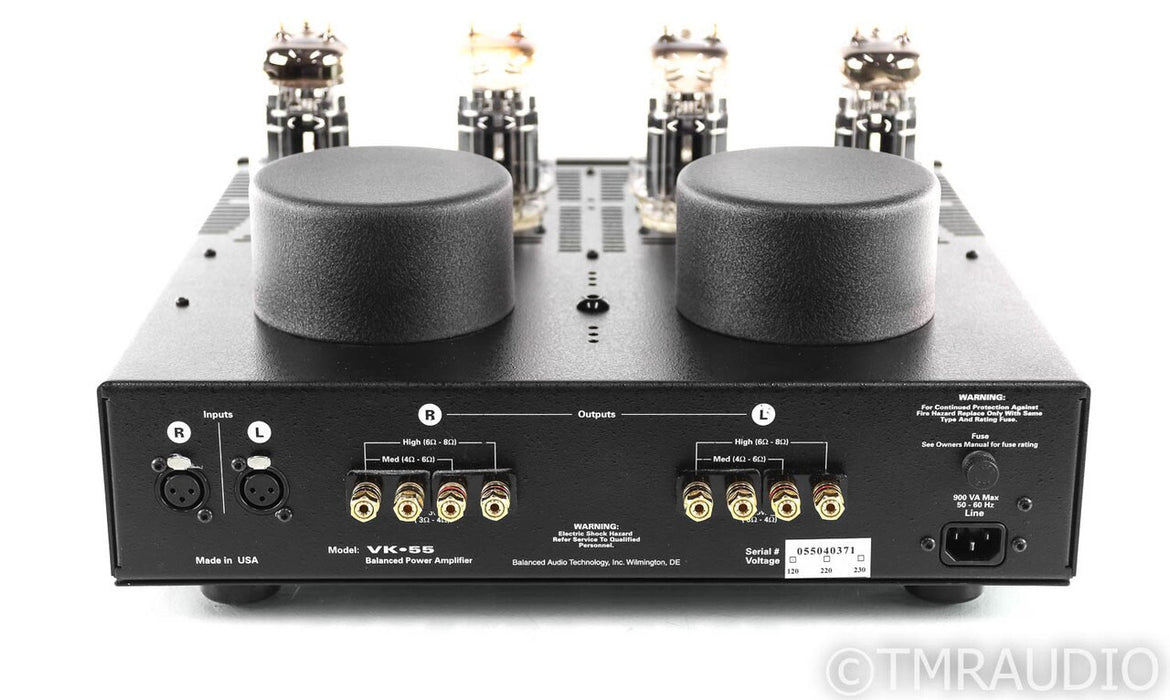 BAT VK-55 Stereo Tube Power Amplifier; VK55; Balanced Audio Technology