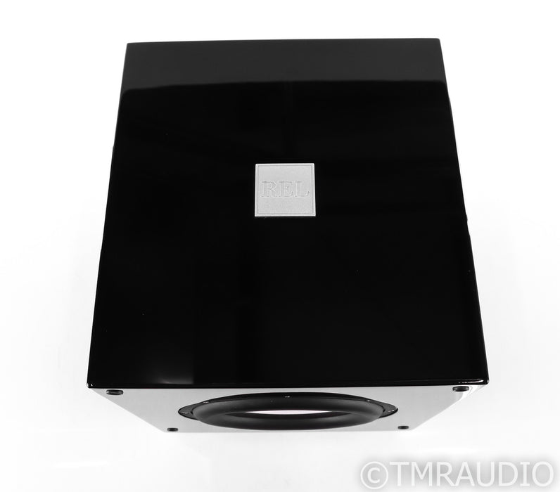 REL T/7i 8" Powered Subwoofer; Piano Black; T-7i