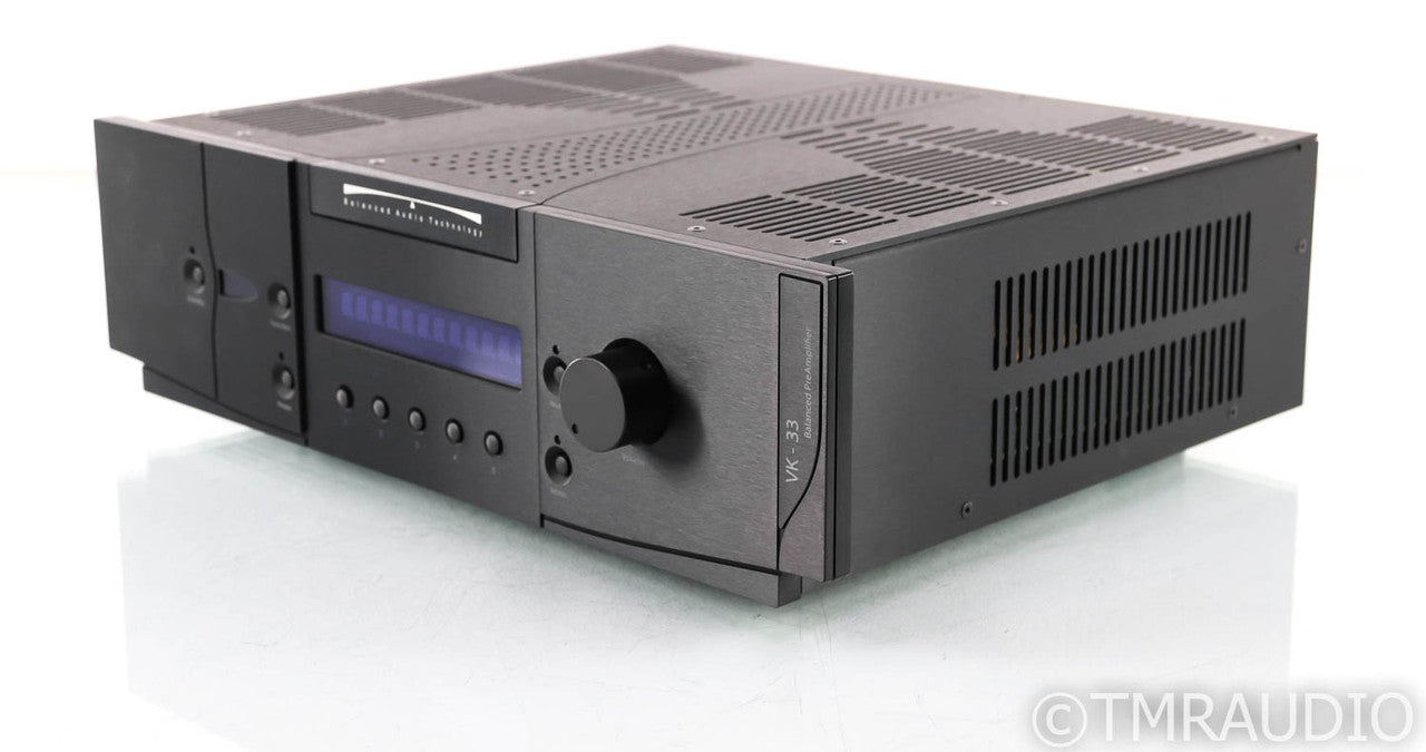 BAT VK-33 Stereo Tube Preamplifier; VK33; Remote; Balanced Audio Technology