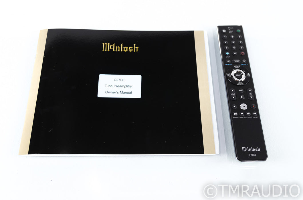 McIntosh C2700 Stereo Tube Preamplifier / DAC; MM / MC Phono; Remote