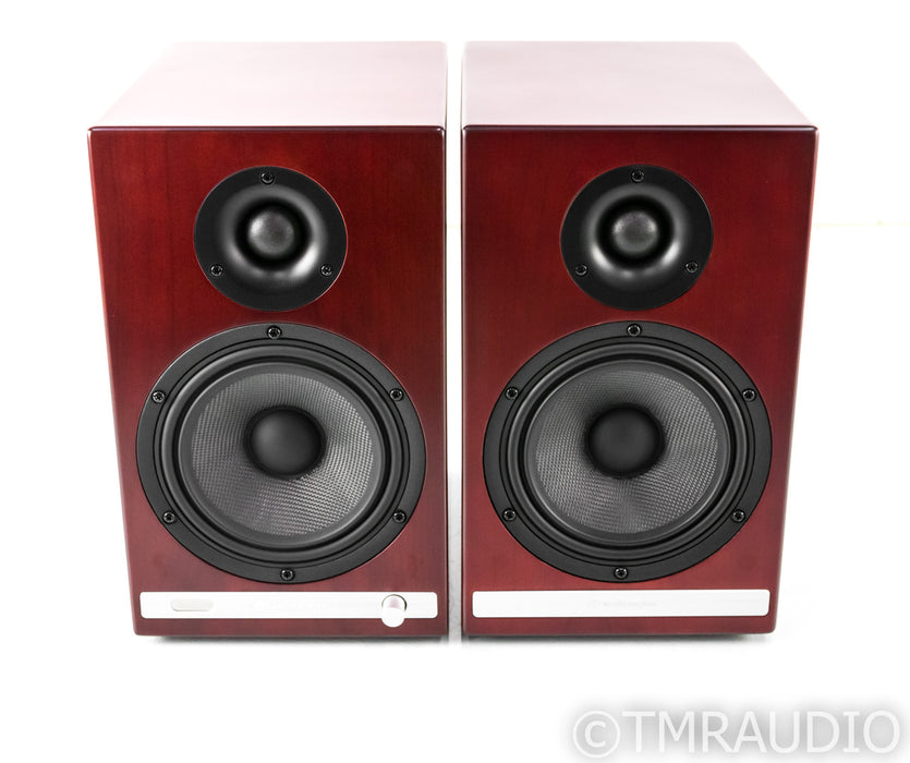 Audioengine HD6 Powered Bookshelf Speakers; Cherry Pair; Bluetooth; Remote