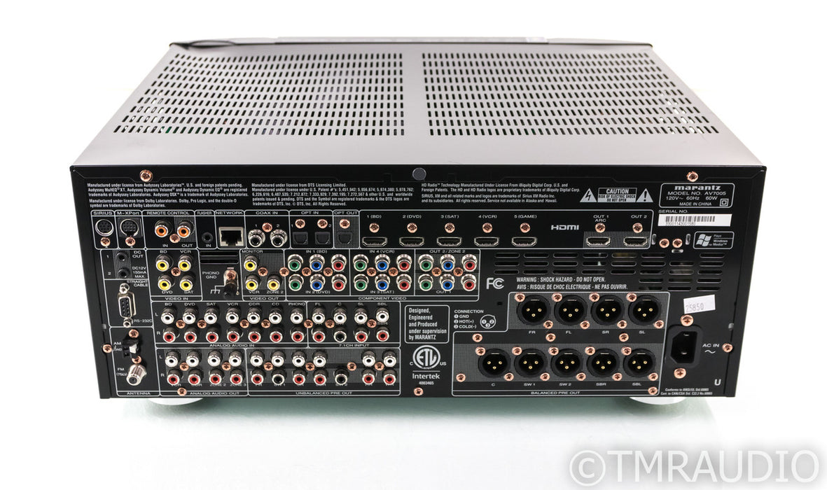 Marantz AV7005 7.2 Channel Home Theater Processor; AV-7005; MM Phono