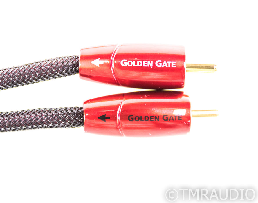 AudioQuest Golden Gate RCA Cables; 2m Pair Interconnects