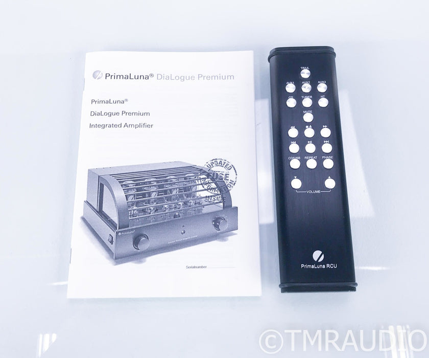 PrimaLuna DiaLogue Premium Stereo Tube Integrated Amplifier; Remote
