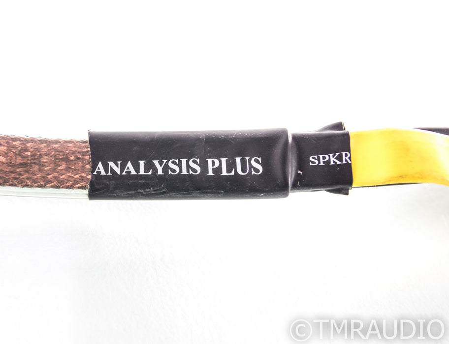 Analysis Plus Oval 9 Speaker Cables; 12ft Pair