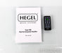 Hegel H80 Stereo Integrated Amplifier; H-80; Remote
