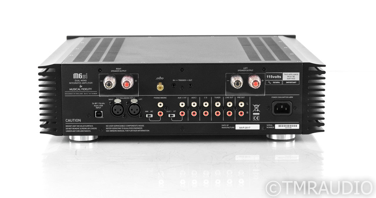 Musical Fidelity M6si Stereo Integrated Amplifier; USB DAC; Phono; Remote; Black