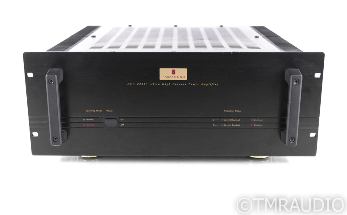 Parasound HCA-2200 MkII Stereo Power Amplifier; HCA2200 Mk2