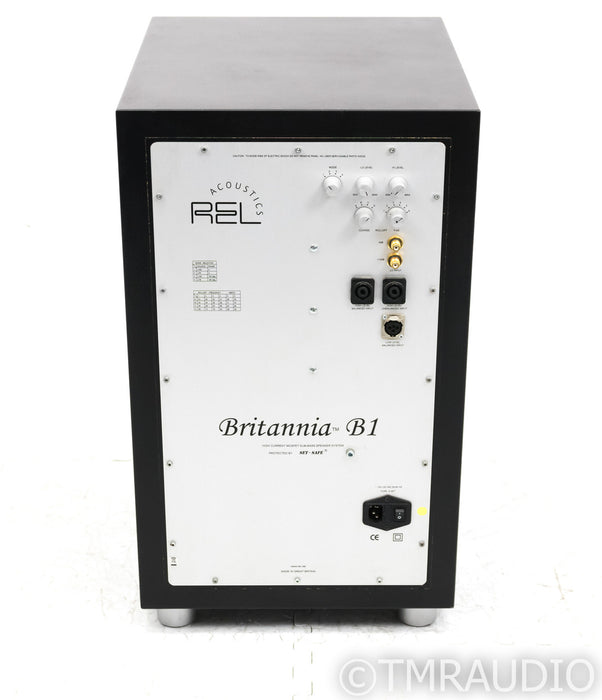 REL Britannia B1 12" Powered Subwoofer; Black; B-1