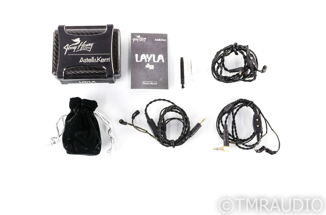 JH Audio A&K Siren Series Layla In-Ear Headphones; Carbon Fiber & Titanium; IEM