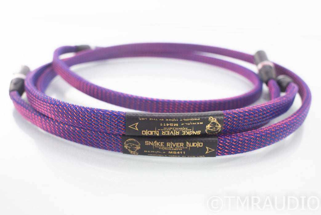 Snake River Audio Signature Series Mamushi XLR Cables; 1.5m Pair Interconnects