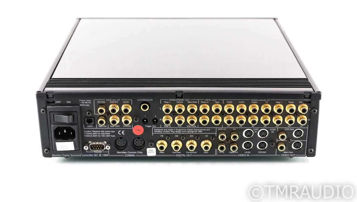 Meridian 561 7.1 Channel Home Theater Processor; AS-IS (Noise on Output)