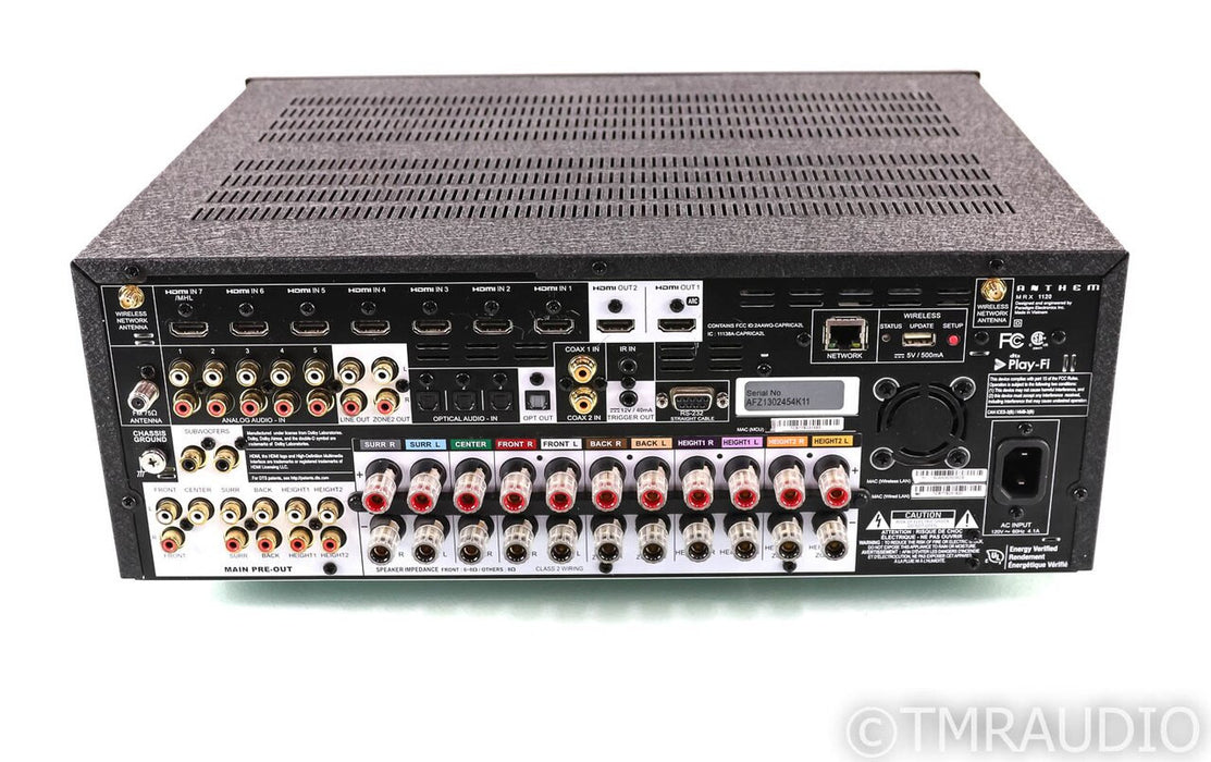 Anthem MRX 1120 11.2 Channel Home Theater Receiver; MRX1120; 4K UHD; HDR; Atmos