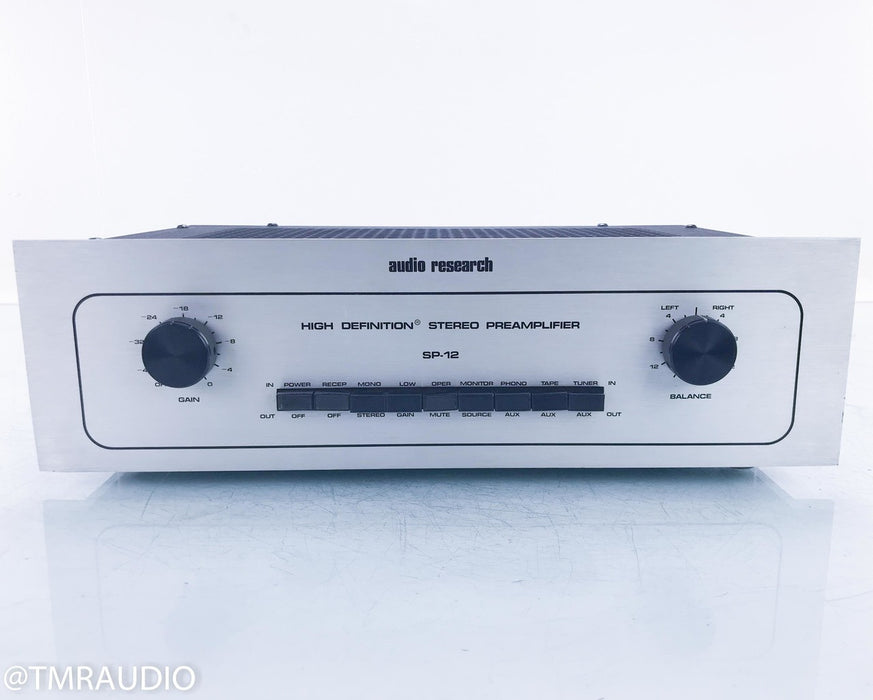 Audio Research SP-12 Vintage Stereo Tube Preamplifier; SP12