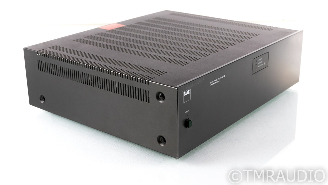 NAD 2200PE Vintage Stereo Power Amplifier; 2200-PE; AS-IS (Intermittent Channel)