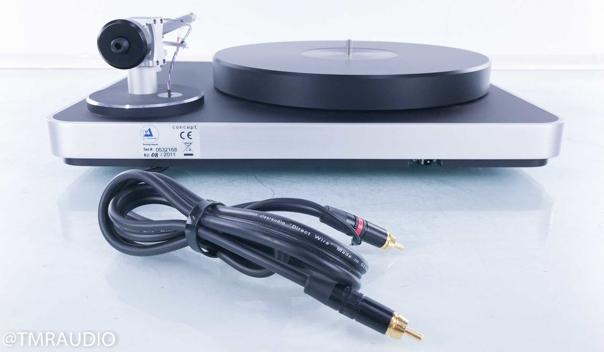 Clearaudio Concept Turntable; Concept Tonearm (No cartridge)